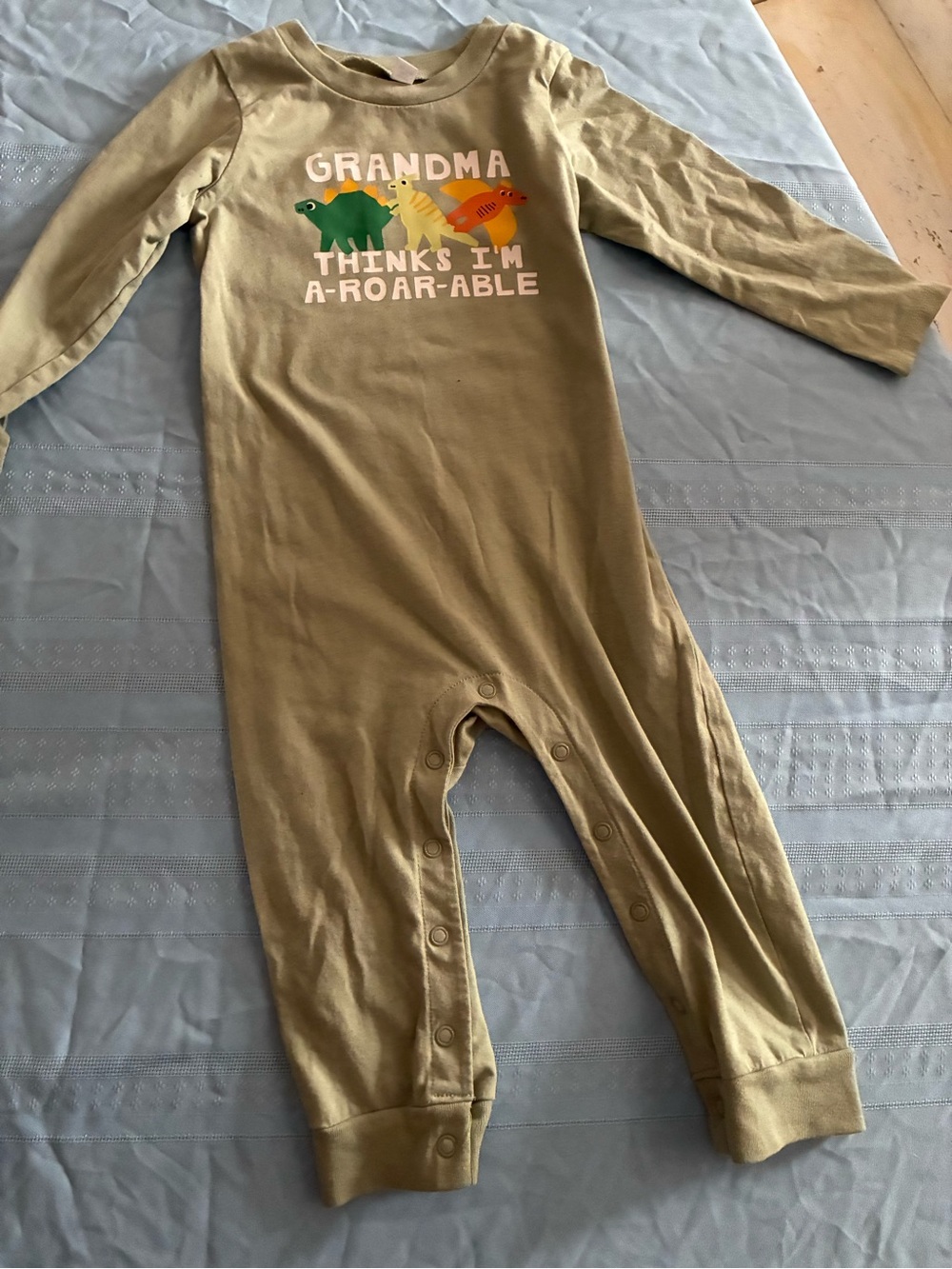 Grandma Thinks I’m A-Roar-Able 18M Jumpsuit